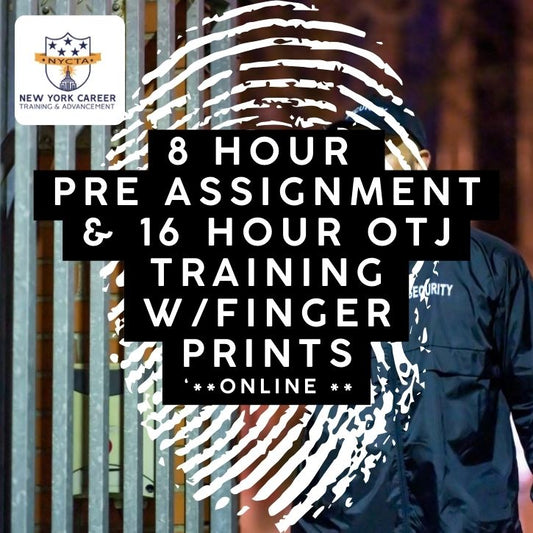 COMPLETE SECURITY GUARD TRAINING COURSE! (With Fingerprints fee included)